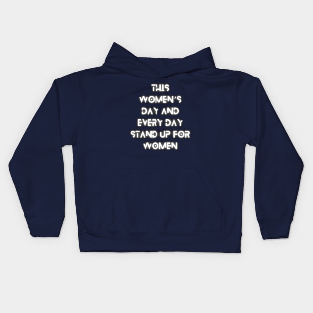 Embrace Equity Quotes 8 glow Kids Hoodie by AchioSHan